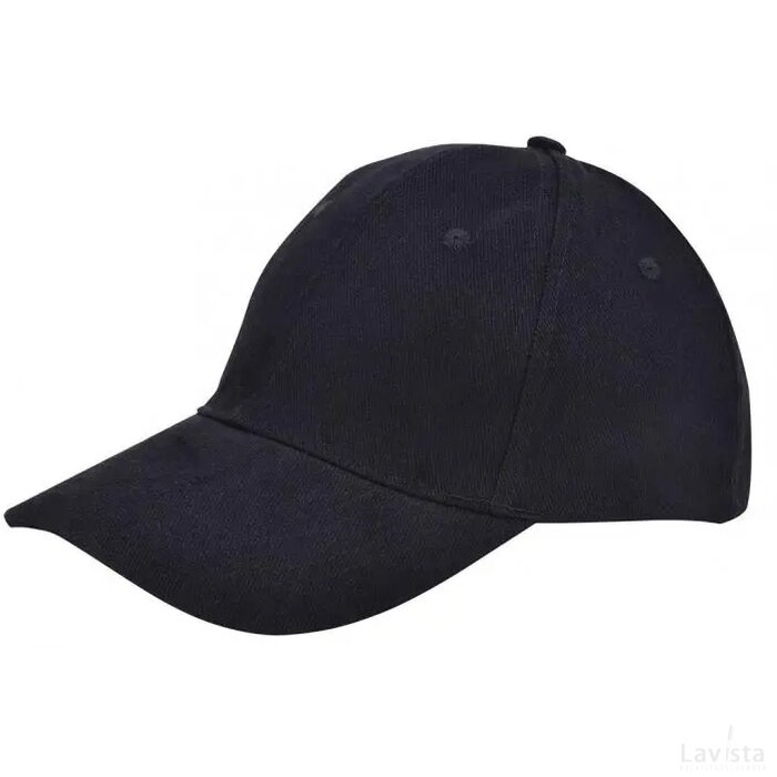 Brushed Twill Cap Zwart