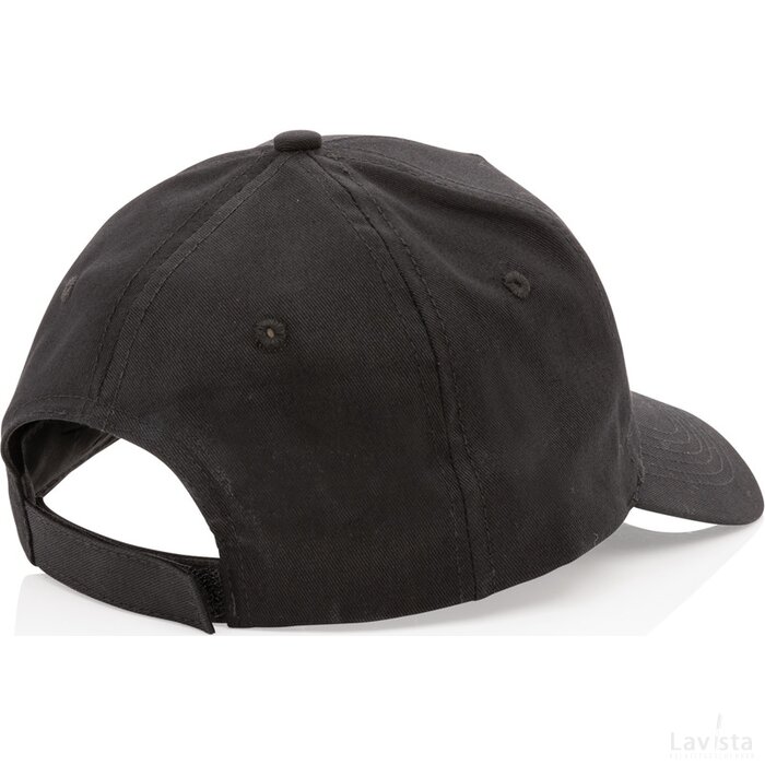 Impact AWARE™ 5 panel 190gr gerecycled katoenen cap zwart