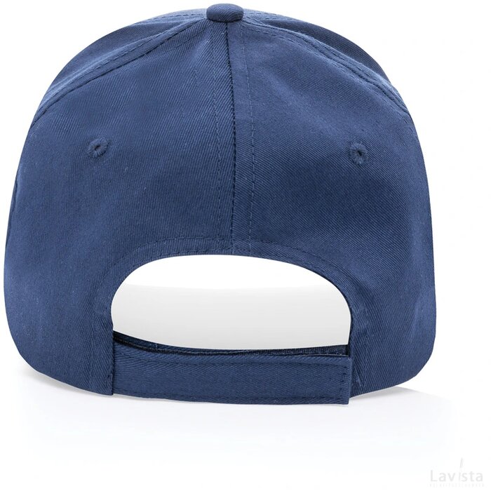 Impact AWARE™ 5 panel 190gr gerecycled katoenen cap donkerblauw