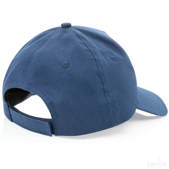 Impact AWARE™ 5 panel 190gr gerecycled katoenen cap donkerblauw