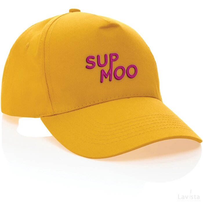 Impact AWARE™ 5 panel 190gr gerecycled katoenen cap geel