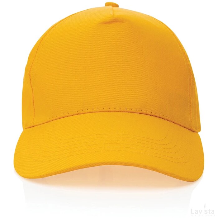 Impact AWARE™ 5 panel 190gr gerecycled katoenen cap geel