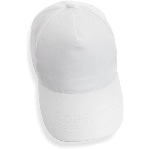Impact AWARE™ 5 panel 190gr gerecycled katoenen cap wit