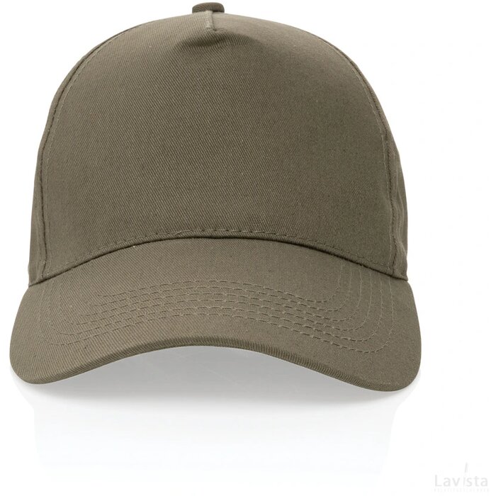 Impact AWARE™ 5 panel 190gr gerecycled katoenen cap groen
