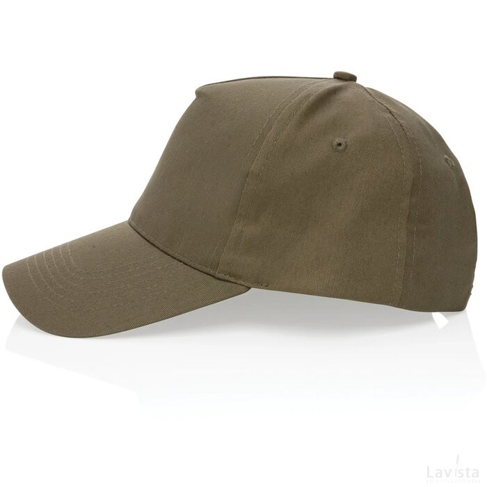 Impact AWARE™ 5 panel 190gr gerecycled katoenen cap groen