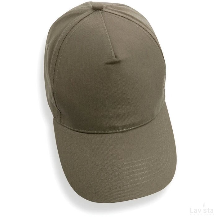 Impact AWARE™ 5 panel 190gr gerecycled katoenen cap groen