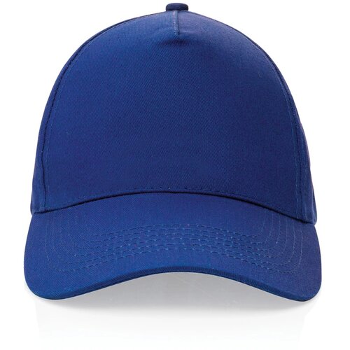 Impact AWARE™ 5 panel 190gr gerecycled katoenen cap blauw