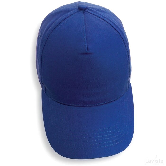 Impact AWARE™ 5 panel 190gr gerecycled katoenen cap blauw