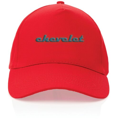 Impact AWARE™ 5 panel 190gr gerecycled katoenen cap rood