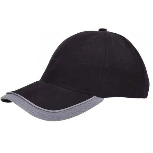 Dubbele Klep Cap Zwart