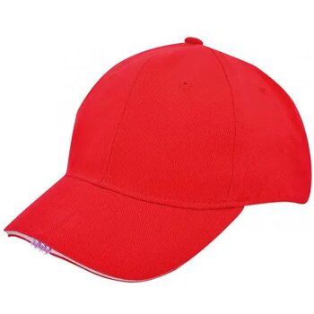 Heavy Brushed Cap Met Ledverlichting Rood Heavy Brushed Cap Met Ledverlichting Rood