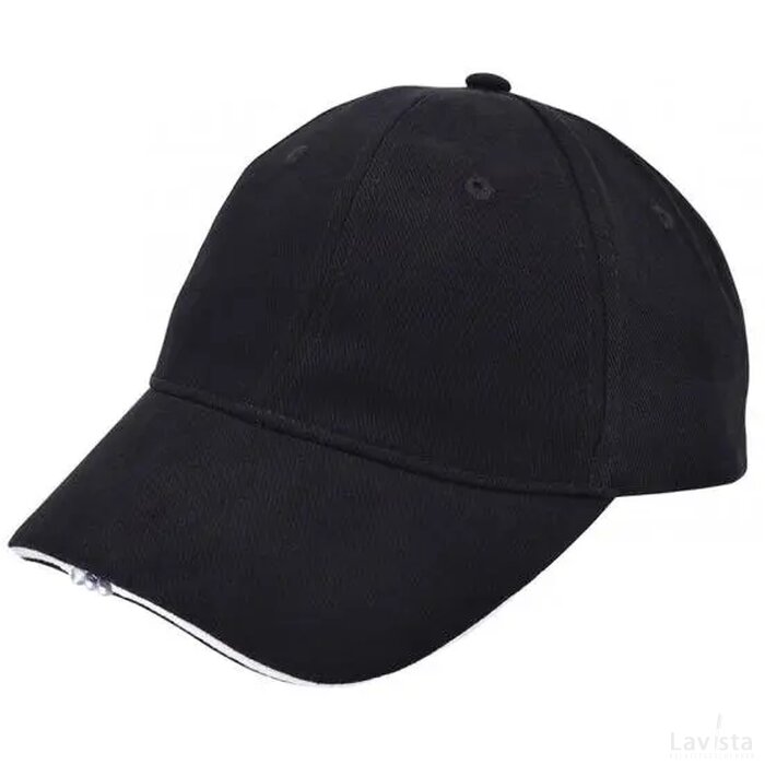 Heavy Brushed Cap Met Ledverlichting Zwart