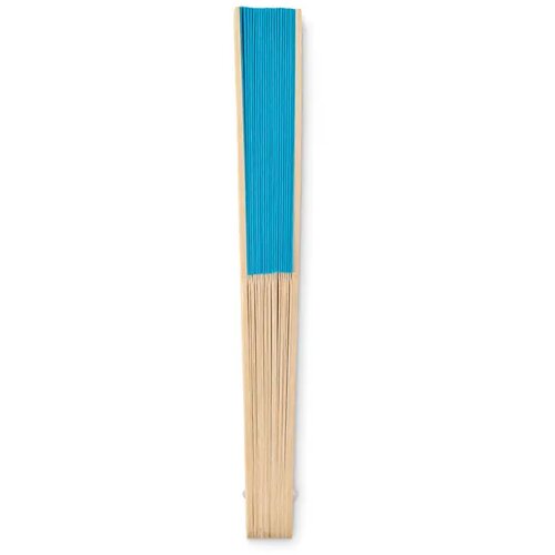 Waaier bamboe Fanny paper turquoise