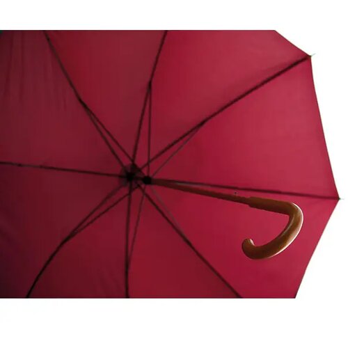 Paraplu met houten handvat Cumuli bordeaux
