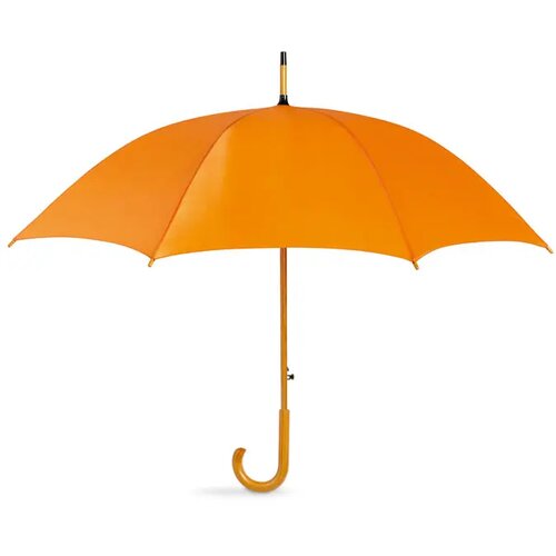 Paraplu met houten handvat Cumuli oranje