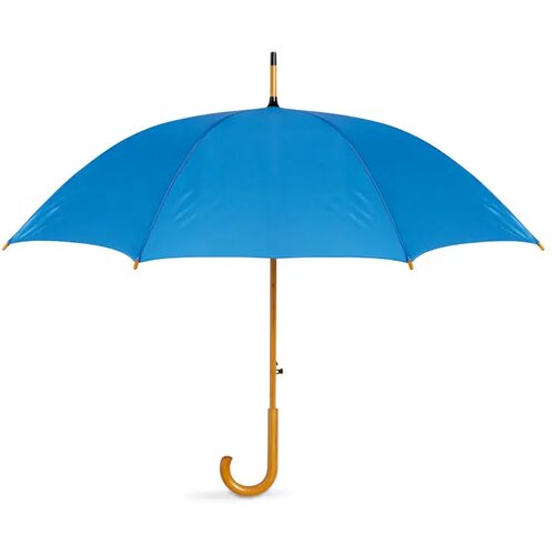 Paraplu met houten handvat Cumuli royal blauw