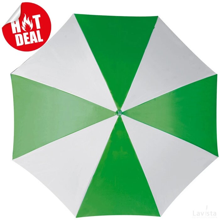 2-Kleurige paraplu Munster groen