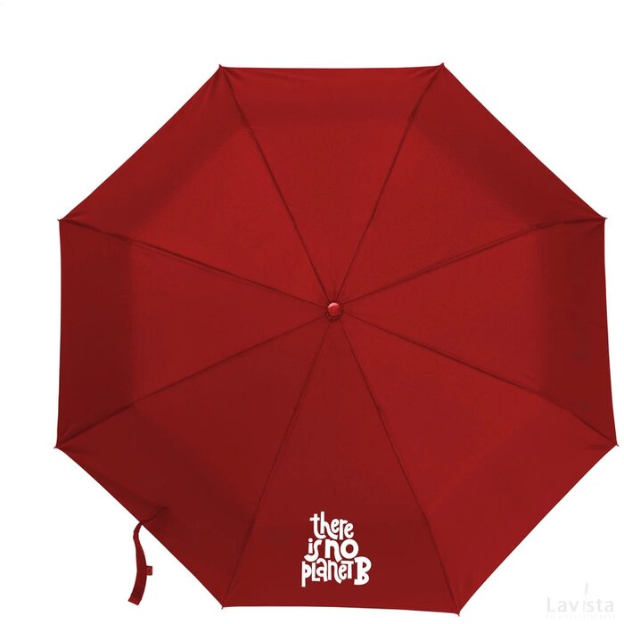 Rpet Mini Umbrella Opvouwbare Paraplu Rood