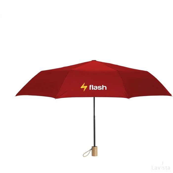 Rpet Mini Umbrella Opvouwbare Paraplu Rood