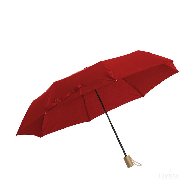 Rpet Mini Umbrella Opvouwbare Paraplu Rood