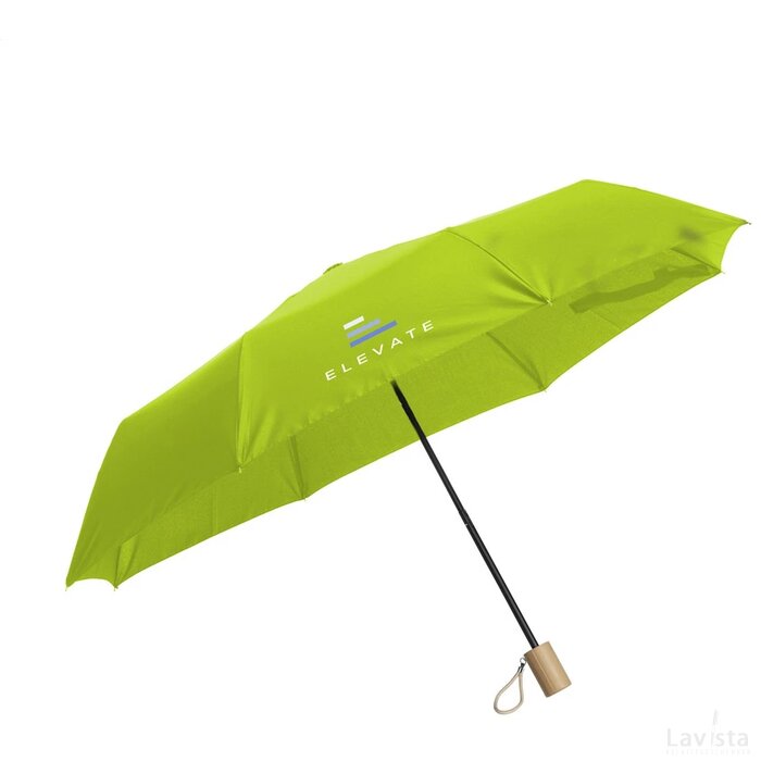 Rpet Mini Umbrella Opvouwbare Paraplu Limegroen