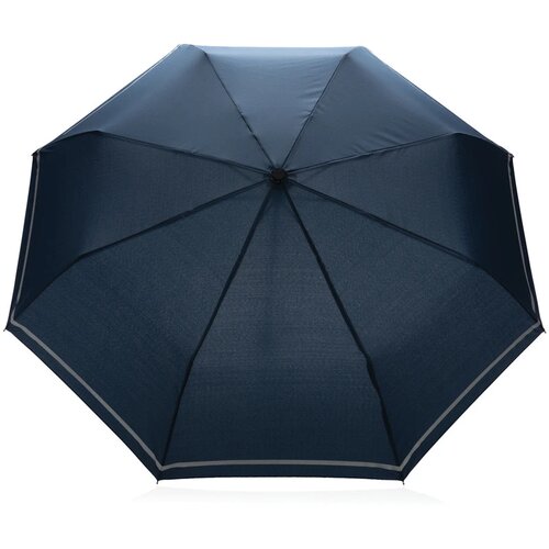 20.5 "Impact AWARE ™ RPET 190T pongee reflective miniparaplu donkerblauw