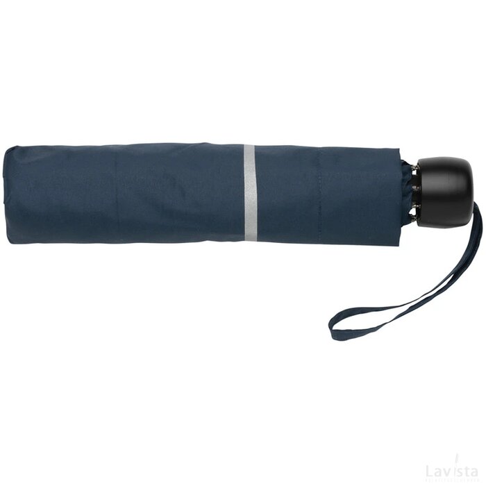 20.5 "Impact AWARE ™ RPET 190T pongee reflective miniparaplu donkerblauw