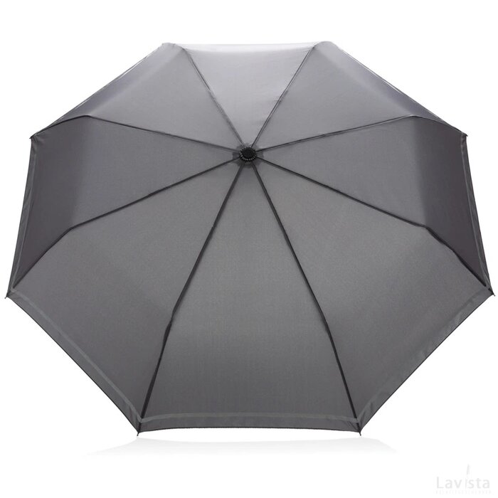 20.5 "Impact AWARE ™ RPET 190T pongee reflective miniparaplu grijs