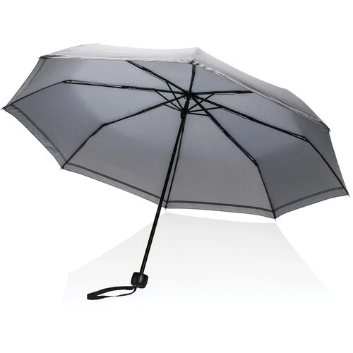 20.5 "Impact AWARE ™ RPET 190T pongee reflective miniparaplu grijs