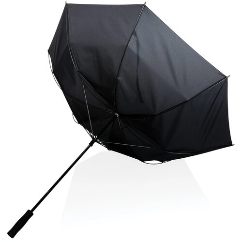 30" Impact AWARE™ RPET 190T storm proof paraplu zwart