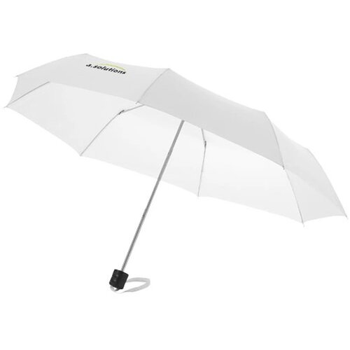 Ida 21.5'' 3 sectie paraplu Wit