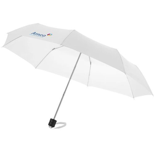 Ida 21.5'' 3 sectie paraplu Wit