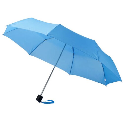 Ida 21.5'' 3 sectie paraplu blauw Process Blue Process blauw