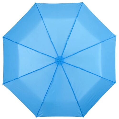 Ida 21.5'' 3 sectie paraplu blauw Process Blue Process blauw