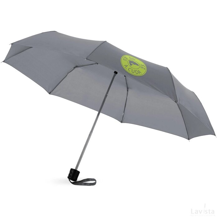 Ida 21.5'' 3 sectie paraplu Grijs