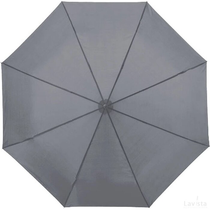 Ida 21.5'' 3 sectie paraplu Grijs