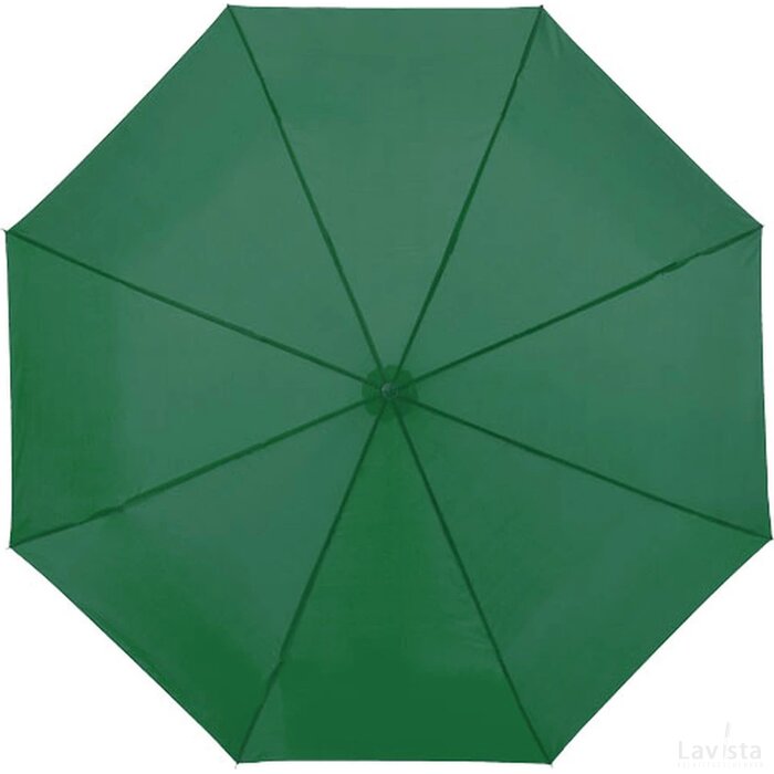Ida 21.5'' 3 sectie paraplu Groen