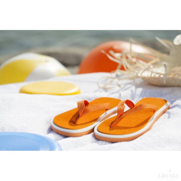 Cayman Strand Slippers Oranje