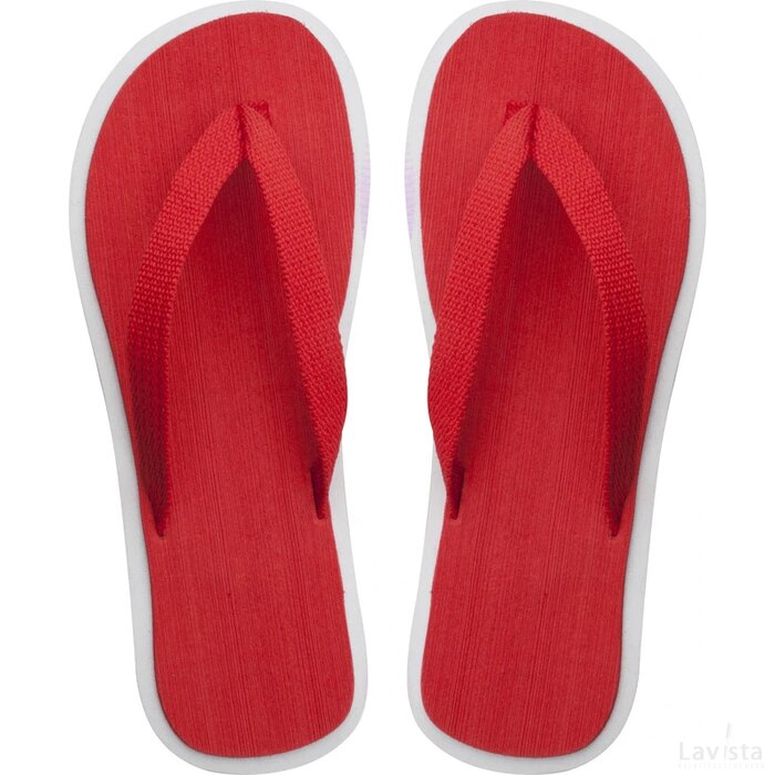 Cayman Strand Slippers Rood