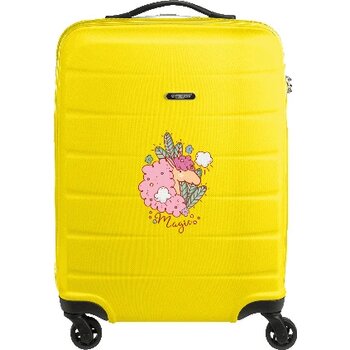 Koffer Princess Traveller Grenada mat finish 65 L geel Koffer Princess Traveller Grenada mat finish 65 L geel