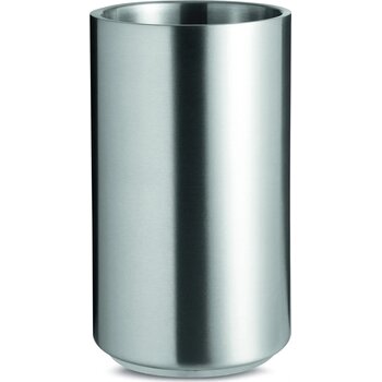 Roestvrijstalen flessenkoeler Coolio mat zilver Roestvrijstalen flessenkoeler Coolio mat zilver