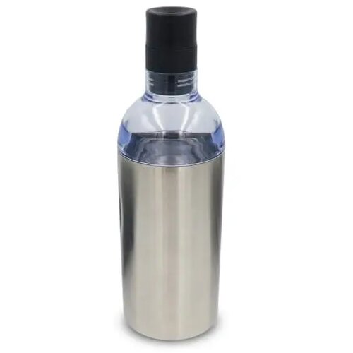 Wijnfles cooler zilver