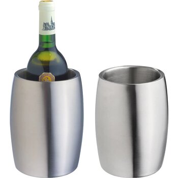 Wijnkoeler RVS Warendorf grijs silvergrey Wijnkoeler RVS Warendorf grijs silvergrey