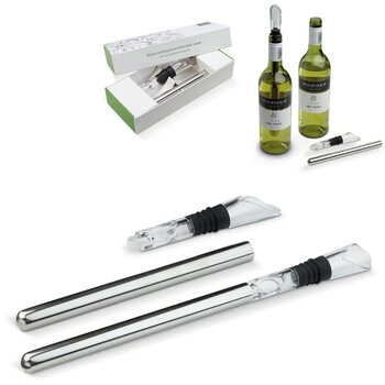Wijnkoeler stick RVS zilver