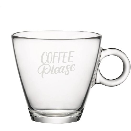 Lugano Espressoglas 100 Ml Transparant