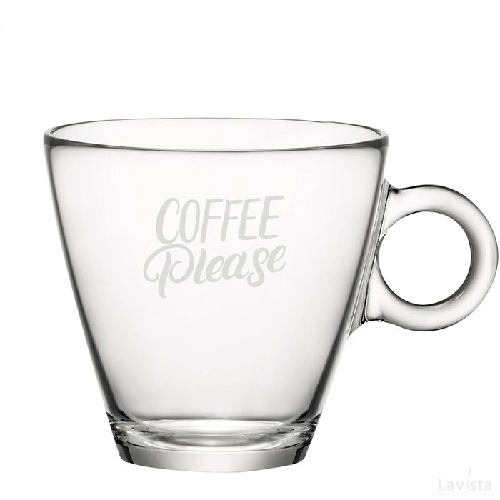 Lugano Espressoglas 100 Ml Transparant