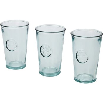 Copa driedelige set van 300 ml gerecycled glas Transparant