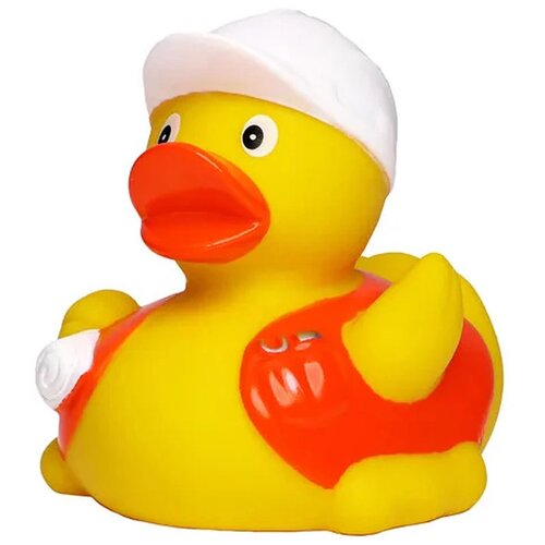 Badeend bouwvakker