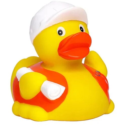 Badeend bouwvakker