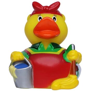 Schoonmaakster badeend Schoonmaakster badeend